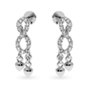 Jewelove™ Earrings SI IJ Designer Platinum Diamond Heart Earrings for Women  JL PT E LC827