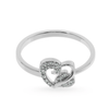 Jewelove™ Rings Designer Platinum Diamond Heart Ring for Women JL PT LC878