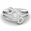 Jewelove™ Rings Designer Platinum Diamond Heart Ring JL PT R 8122