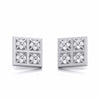 Jewelove™ Earrings Designer Platinum Diamond in Box Earrings JL PT E MST 1