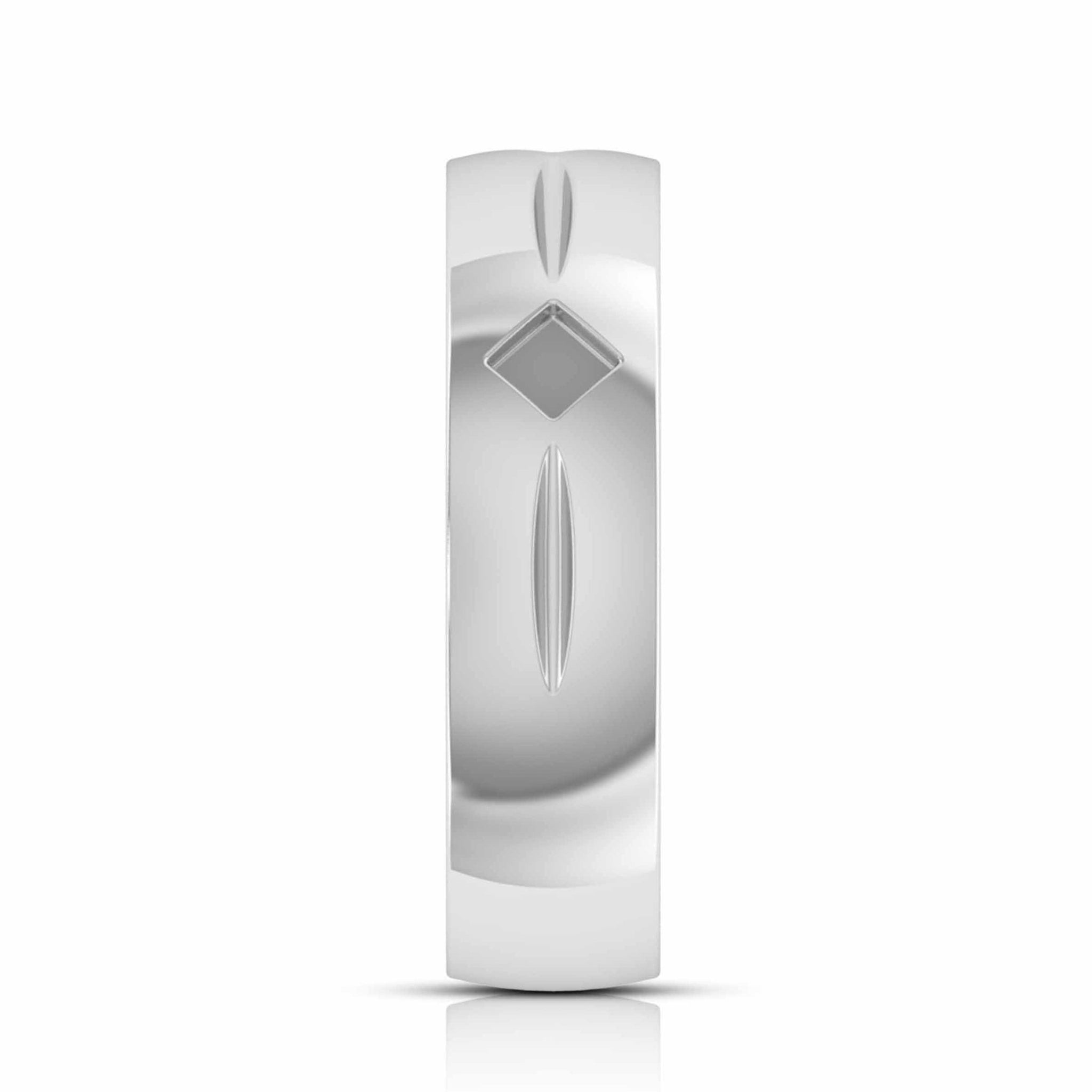 Jewelove™ Rings Designer Platinum Diamond Love Bands JL PT CB 115