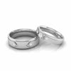 Jewelove™ Rings Both / SI IJ Designer Platinum Diamond Love Couple Bands JL PT CB  109