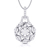 Jewelove™ Pendants & Earrings only Pendant Designer Platinum Diamond Pendant & Earrings JL PT P 32
