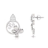 Jewelove™ Pendants & Earrings Designer Platinum Diamond Pendant & Earrings Set JL P BT 43-H