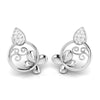 Jewelove™ Pendants & Earrings Earrings only Designer Platinum Diamond Pendant & Earrings Set JL P BT 43-H