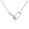 Jewelove™ Pendants SI IJ Designer Platinum Diamond Pendant for Women JL PT P 1204