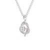 Jewelove™ Pendants Designer Platinum Diamond Pendant for Women JL PT P 1207