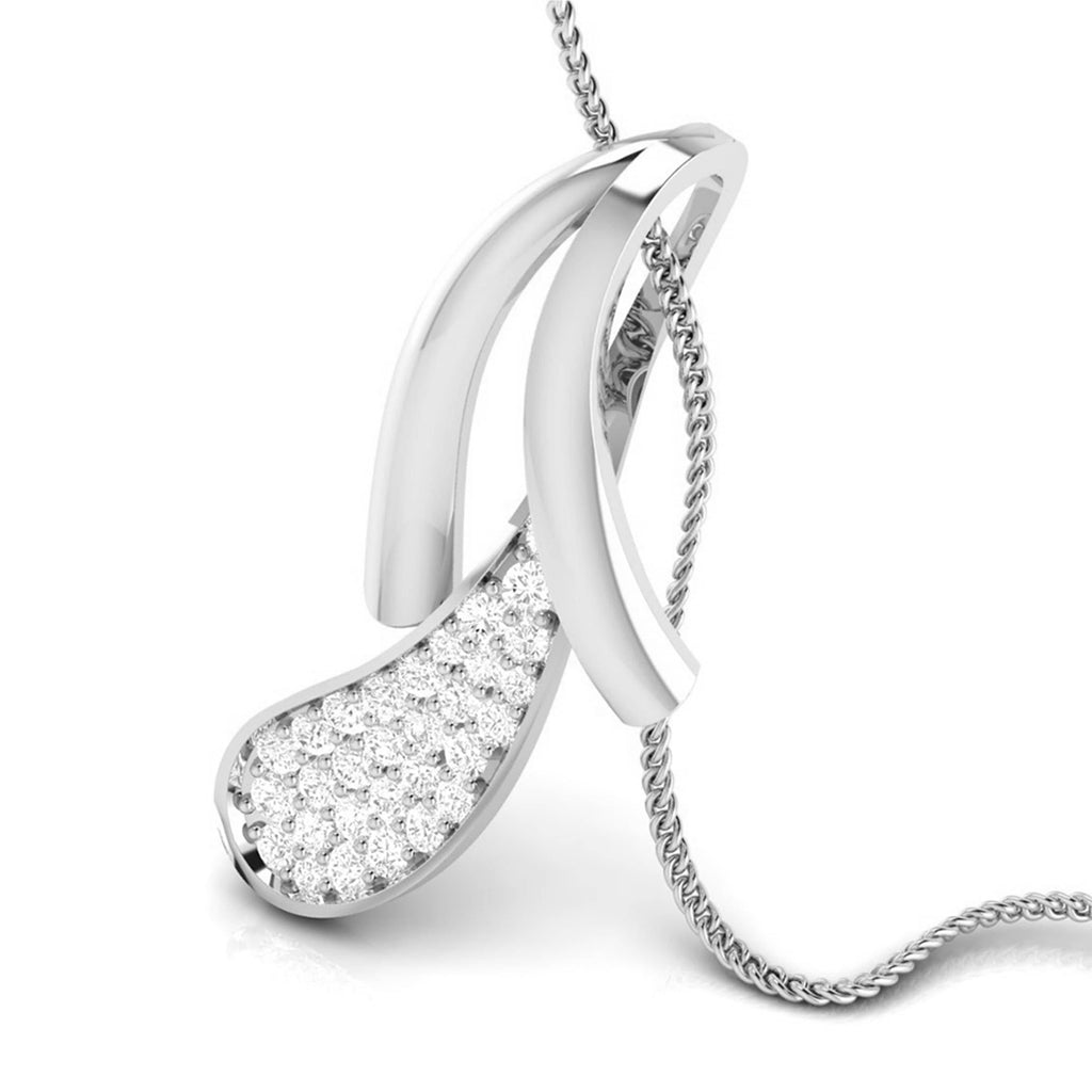 Jewelove™ Pendants & Earrings Designer Platinum Diamond Pendant for Women JL PT P BT 38-G