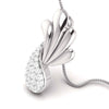 Jewelove™ Pendants Designer Platinum Diamond Pendant for Women JL PT P BT 42-G