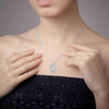 Jewelove™ Pendants & Earrings Designer Platinum Diamond Pendant Set for Women JL PT P 6