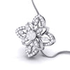 Jewelove™ Pendants & Earrings only Pendant Designer Platinum Diamond Pendant Set JL PT P 16