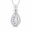 Jewelove™ Pendants & Earrings Designer Platinum Diamond Pendant Set JL PT P 3