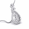 Jewelove™ Pendants & Earrings only Pendant Designer Platinum Diamond Pendant Set JL PT P 3