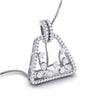 Jewelove™ Pendants & Earrings Designer Platinum Diamond Pendant Set JL PT P 30