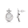 Jewelove™ Pendants & Earrings Designer Platinum Diamond Pendant Set JL PT P 34-A