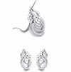 Jewelove™ Pendants & Earrings Pendant Set Designer Platinum Diamond Pendant Set JL PT P 4