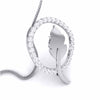 Jewelove™ Pendants & Earrings Designer Platinum Diamond Pendant Set JL PT P BT 37-F