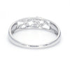 BACK View of Designer Platinum Diamond Ring for Women JL PT 572