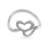 Jewelove™ Rings Designer Platinum Diamond Ring for Women JL PT LC856