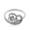Jewelove™ Rings Designer Platinum Diamond Ring for Women JL PT LC858