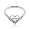 Jewelove™ Rings Designer Platinum Diamond Ring for Women JL PT LC859