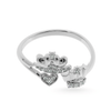 Jewelove™ Rings Designer Platinum Diamond Ring for Women JL PT LC860