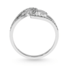 Jewelove™ Rings Designer Platinum Diamond Ring for Women JL PT LC873