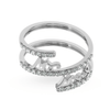Jewelove™ Rings Designer Platinum Diamond Ring for Women JL PT LC891