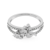 Jewelove™ Rings Designer Platinum Diamond Ring for Women JL PT LC894