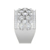 Jewelove™ Rings Designer Platinum Diamond Ring for Women JL PT WB6011W