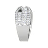 Jewelove™ Rings Designer Platinum Diamond Ring for Women JL PT WB6029