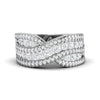 Jewelove™ Rings SI IJ Designer Platinum Diamond Ring for Women JL PT WB6029