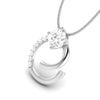 Jewelove™ Pendants & Earrings Designer Platinum Diamond Solitaire Pendant Set for Women JL PT PE 82C