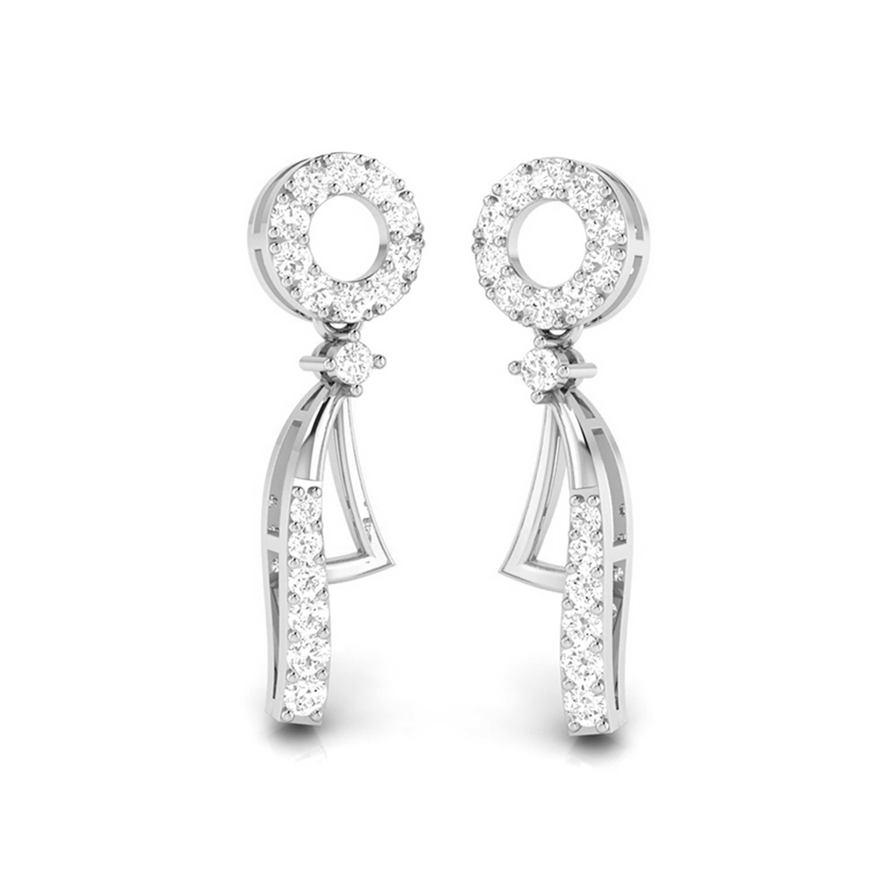 Buy Designer Diamond Stud Earrings Online