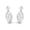 Jewelove™ Earrings Designer Platinum Earrings with Diamonds for Women JL PT E N-22