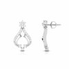 Jewelove™ Earrings Designer Platinum Earrings with Diamonds for Women JL PT E N-3