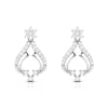 Jewelove™ Earrings SI IJ Designer Platinum Earrings with Diamonds for Women JL PT E N-3