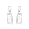 Jewelove™ Earrings SI IJ Designer Platinum Earrings with Diamonds for Women JL PT E N-31