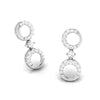 Jewelove™ Earrings Designer Platinum Earrings with Diamonds for Women JL PT E N-36