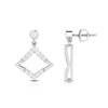 Jewelove™ Earrings Designer Platinum Earrings with Diamonds for Women JL PT E N-45