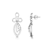 Jewelove™ Earrings Designer Platinum Earrings with Diamonds for Women JL PT E NK-57
