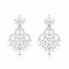Jewelove™ Earrings SI IJ Designer Platinum Earrings with Diamonds JL PT E NK-68