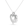 Jewelove™ Pendants Designer Platinum Heart Diamond Pendant for Women JL PT P LC923