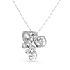 Jewelove™ Pendants Designer Platinum Heart Diamond Pendant for Women JL PT P LC928