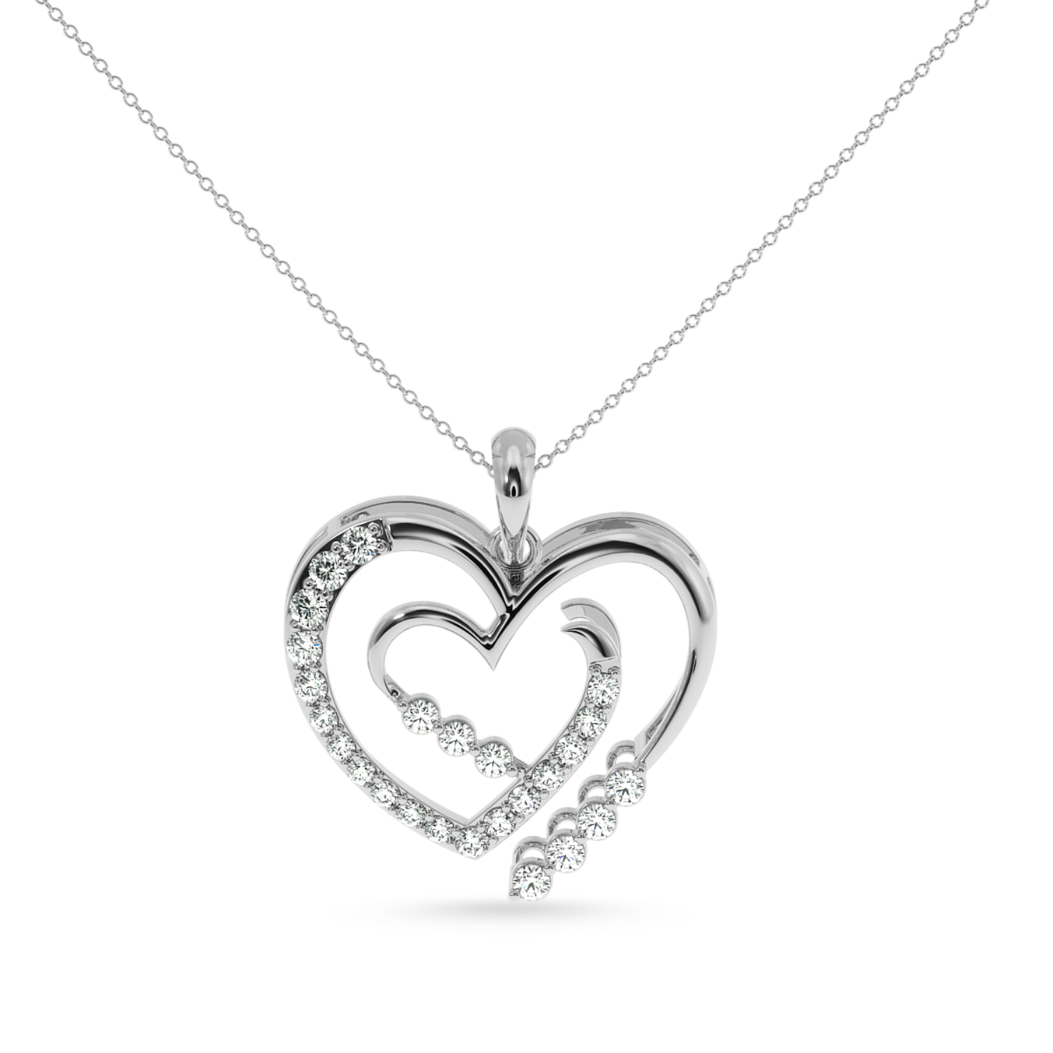 Heart diamond 2025 pendant designs