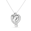 Jewelove™ Pendants Designer Platinum Heart Diamond Pendant for Women JL PT P LC931