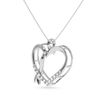 Jewelove™ Pendants Designer Platinum Heart Diamond Pendant for Women JL PT P LC935