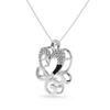 Jewelove™ Pendants Designer Platinum Heart Diamond Pendant for Women JL PT P LC940