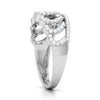 Jewelove™ Rings Designer Platinum Heart Diamond Ring JL PT R 8123