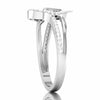 Jewelove™ Rings Designer Platinum Heart Diamond Ring JL PT R 8147